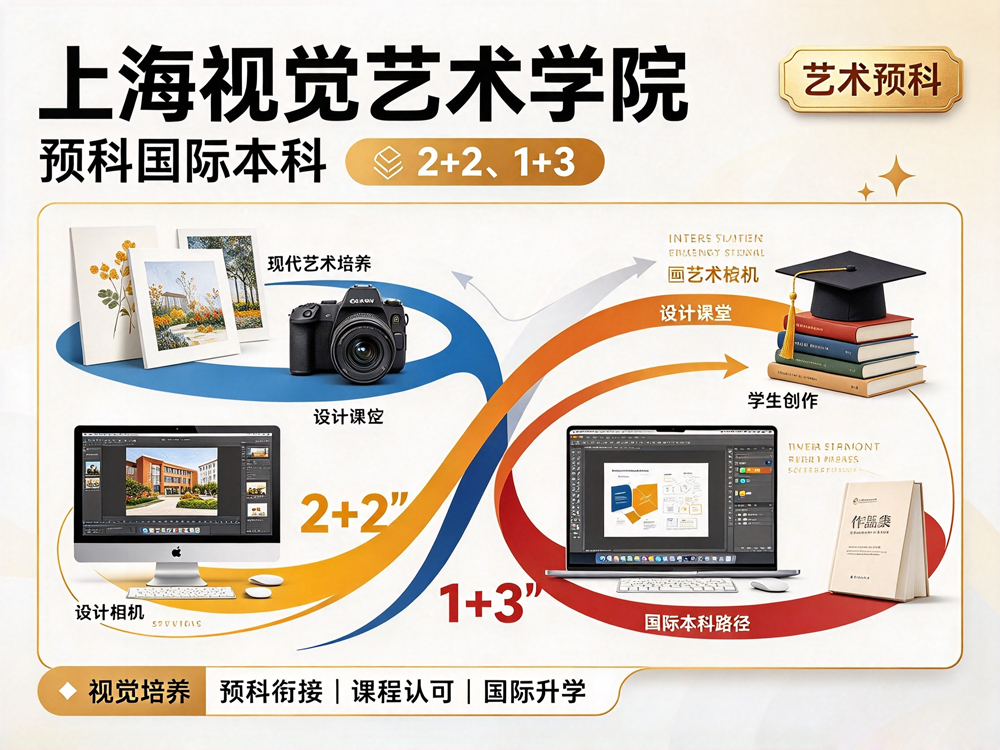 上海视觉艺术学院预科国际本科（2+2、1+3）