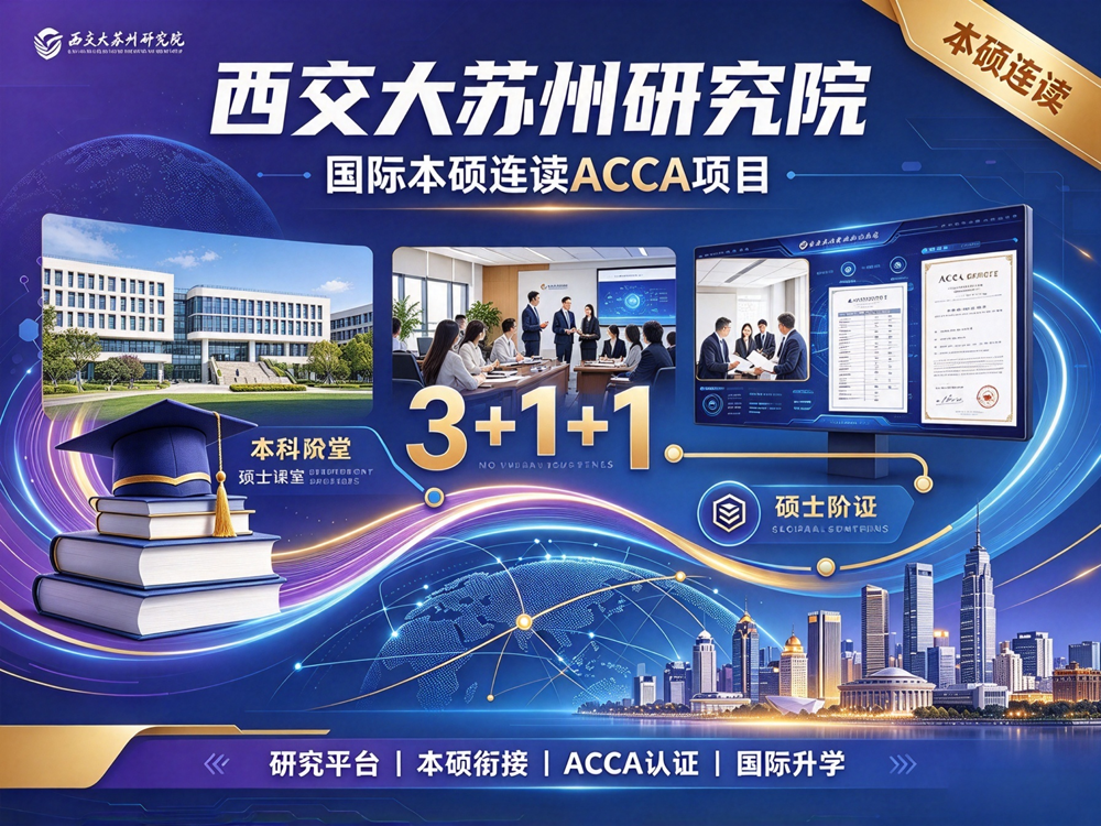 西交大苏州研究院国际本硕连读ACCA项目